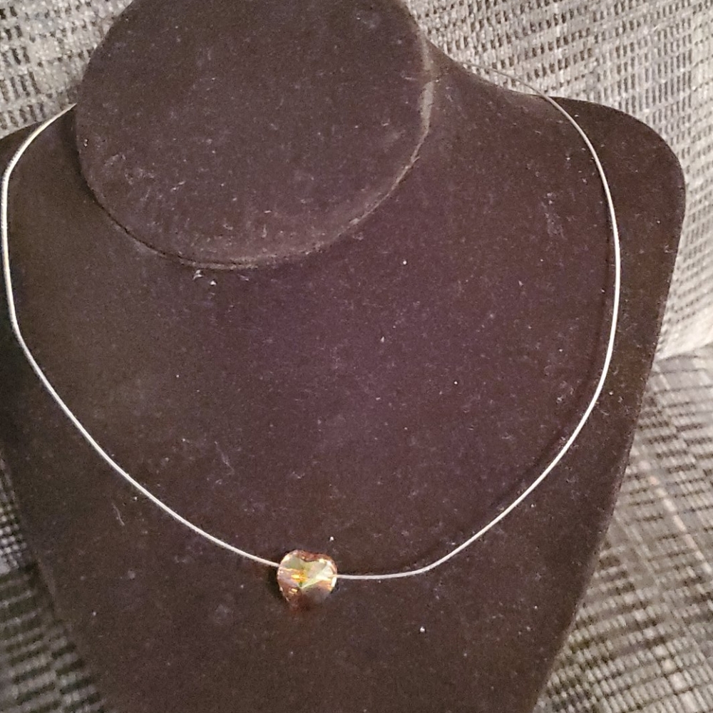 Swarovski Crystal Heart Necklace - Picture 5 of 7